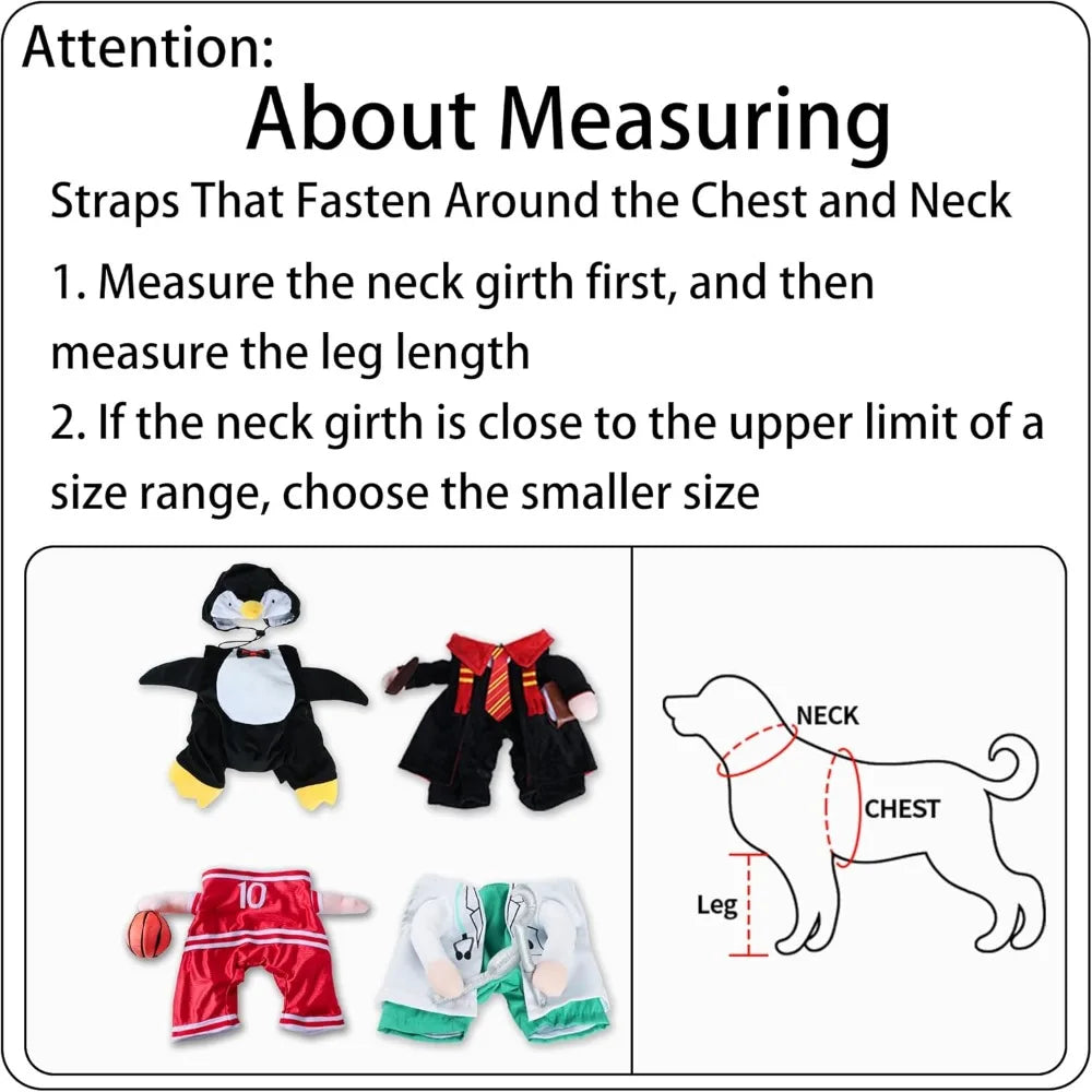DELIFUR Dog Halloween Penguin Costume - Adorable Pet Clothes Animal Cosplay Halloween Cat Costume for Small and Medium Dogs Holi