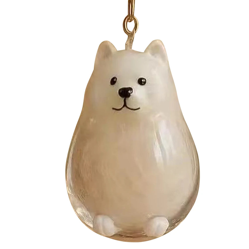 Dog Hair Collector Keychain Wear Resist Pet Hair Collector Transparent Bottle Charm Portable Pet Memory Capsule