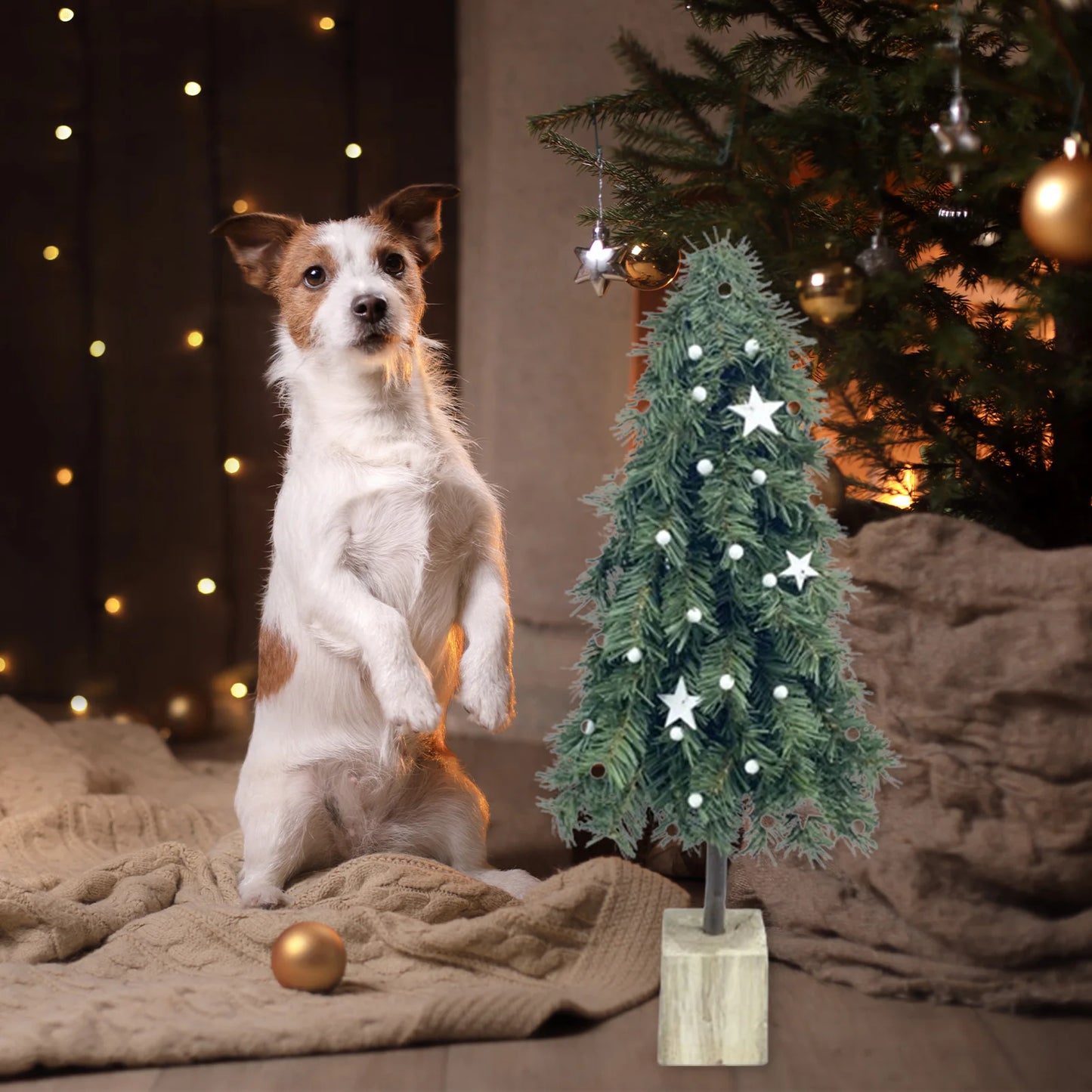 40cm Mini Christmas Tree DIY Christmas Decorations Year Small Pine Tree Simulation Xmas Home Party Ornaments Happy New Year