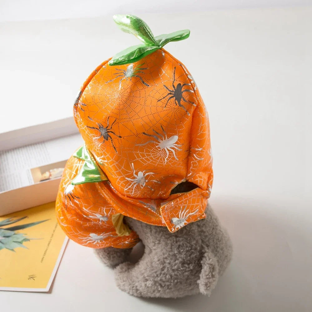 Funny Pumpkin Pet Clothes Halloween Carnival Dog Clothes Cat Coat Puppy Christmas NewYear Clothes Outfit for Small Dogs