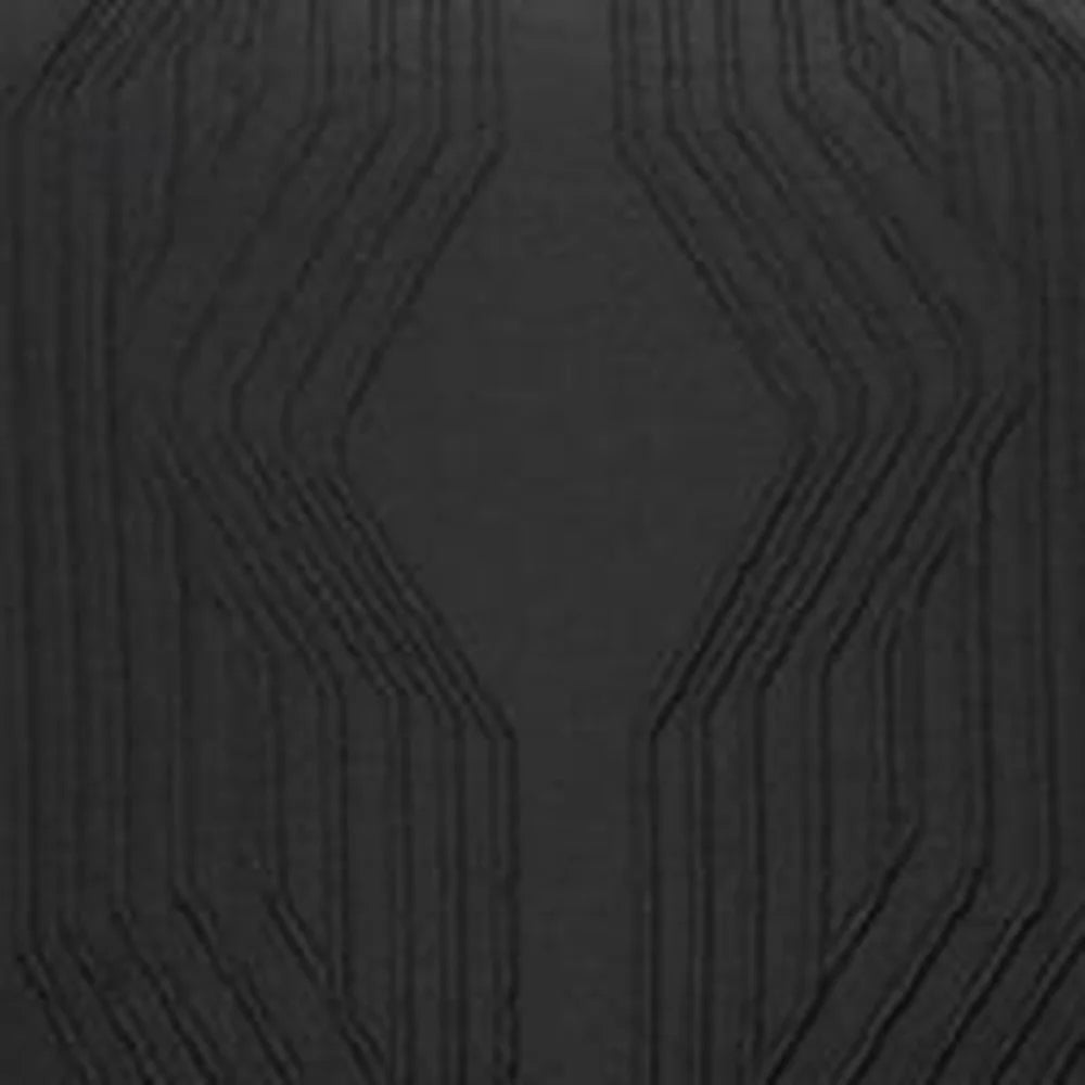 5-Piece Black Jacquard Comforter Set Full Queen Soft Textured Bedding Set Includes Shams Decorative Pillow Throw Easy Care