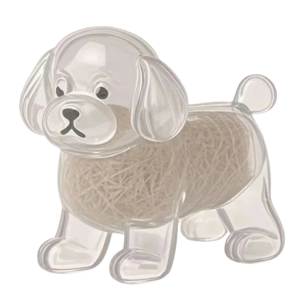 Dog Hair Collector Keychain Wear Resist Pet Hair Collector Transparent Bottle Charm Portable Pet Memory Capsule