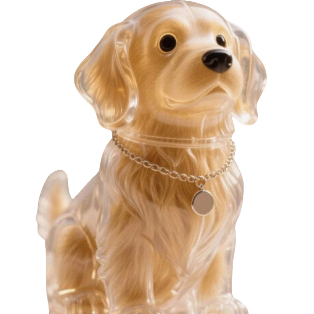 Dog Hair Collector Keychain Wear Resist Pet Hair Collector Transparent Bottle Charm Portable Pet Memory Capsule