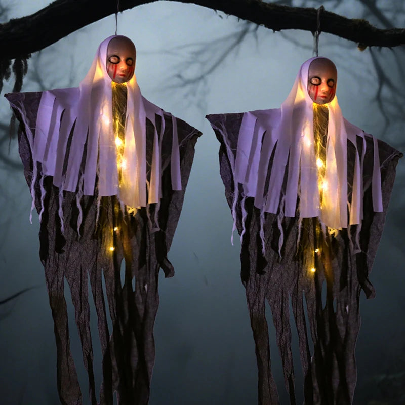 Day of The Dead Halloween Decoraiton 2025 Hallowen Outdoor Decor Hanging Flags Ghost Skeleton Decor Home Decor