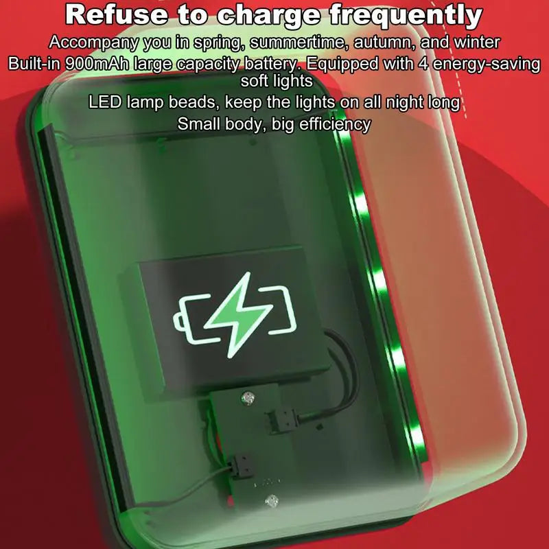 LED Mahjong Light USB Rechargeable Bedside Night Lamp LED Night Lamp Glowing Children Toy Breastfeeding Nursery Nightlight For