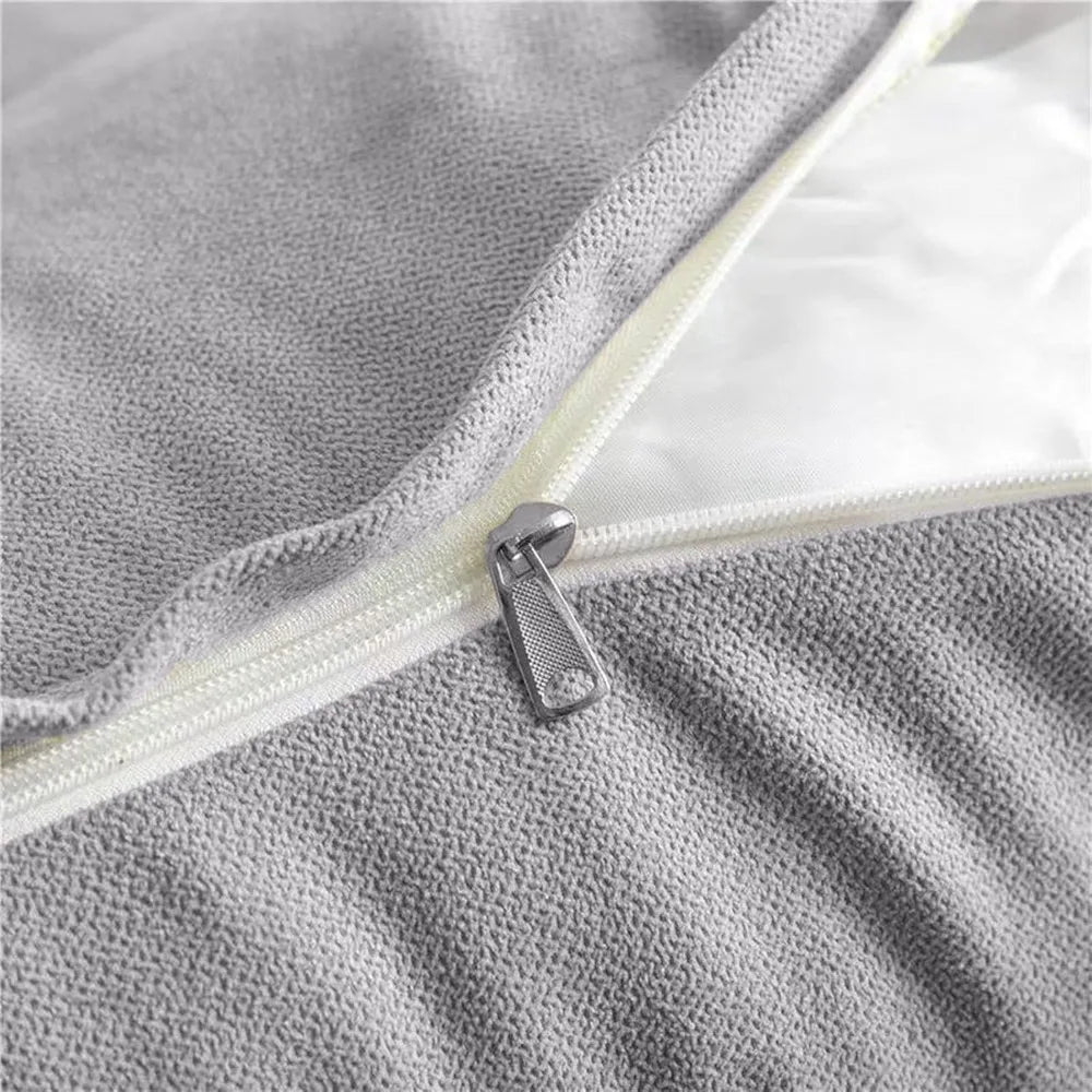 Triangular Reading Bed Rest Pillow Large Bolster Cushion Headboard Backrest Wedge Pillow with Removable Cover and Two Large Side