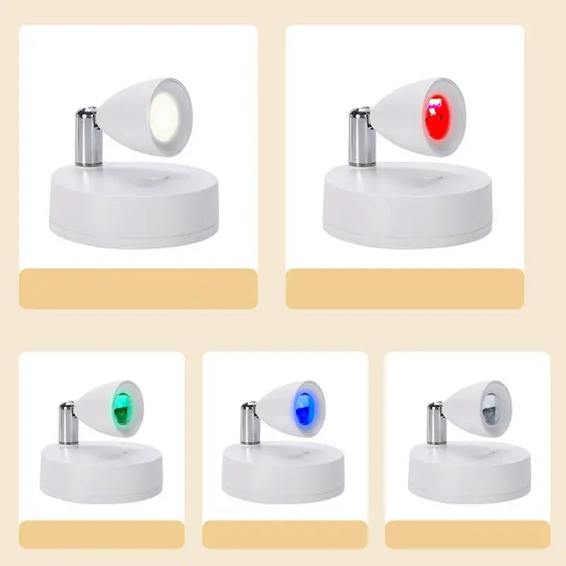 Indoor Uplighting For Art Remote Control Rotatable Uplighting Small Art Spotlights Battery Powered Uplighting For Plants