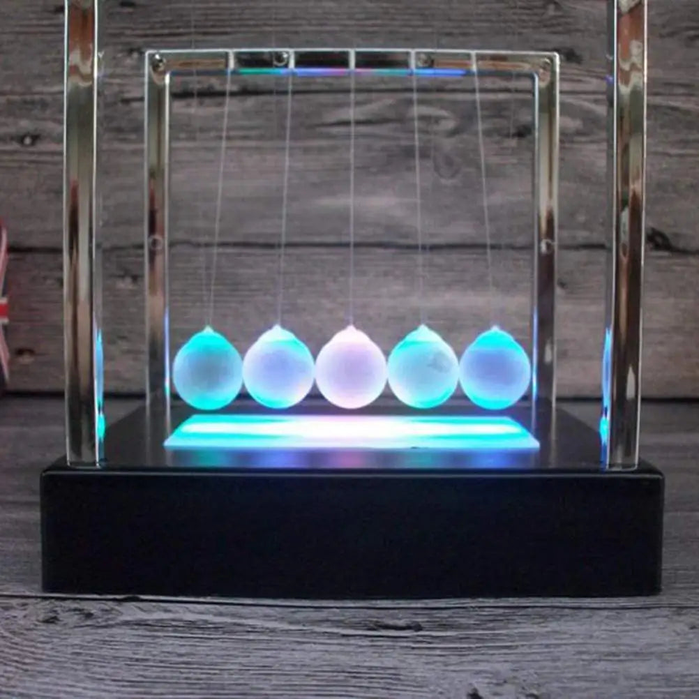 Decor  Newtons  LED Light Up Newtons Science Kids Toys Balance Balls Desk Toys Home and  Decor