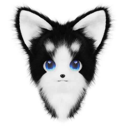 Cute Plush Cat Fox Mask Costume Props for Party Cosplay