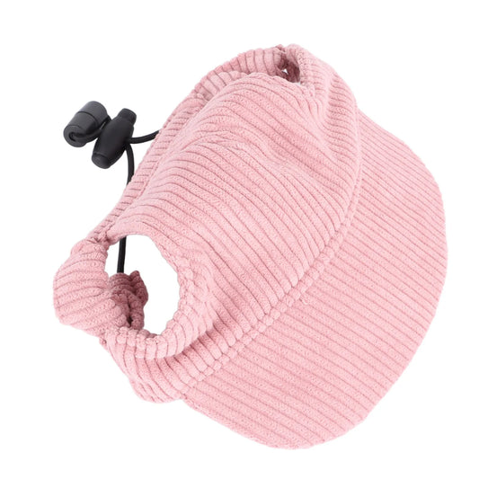 Summer Pet Sun Hat Adjustable Corduroy Casual Pet Hat Lightweight Stylish Pet Hat for Dogs Cats