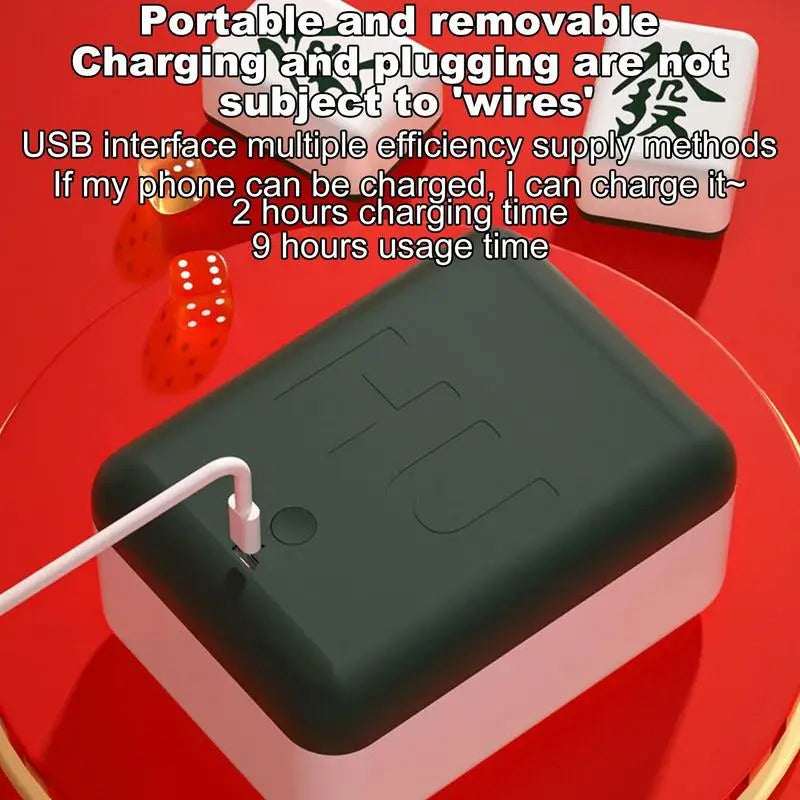 LED Mahjong Light USB Rechargeable Bedside Night Lamp LED Night Lamp Glowing Children Toy Breastfeeding Nursery Nightlight For