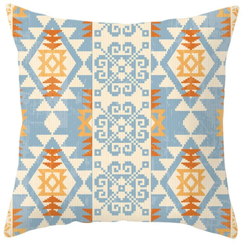 1/4pcs Bohemian Throw Pillows Case Sofa Cushions Decorative Linen Comfortable Geometric Cushion Cover Home Pillowcase Multi-Styl