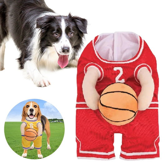 Dog Basketball Costume Dog Basketball Player Costume with Ball Pet Halloween Costume Halloween Christmas Cosplay Costume