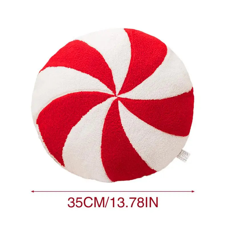 Candy Cane Pillow Comfortable Soft Christmas Pillows Bright Colors Throw Pillows Plushies Pillow Toy For Men Women Children