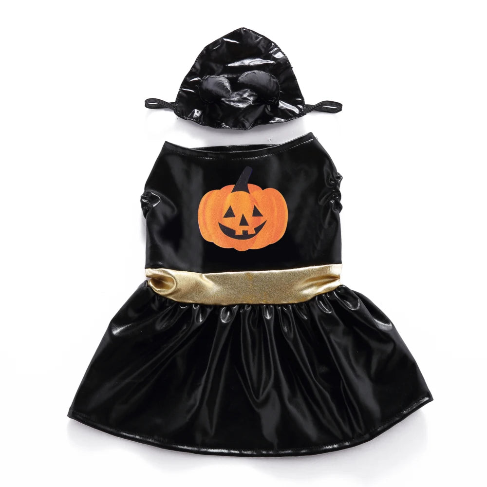 Halloween Pet Dog Dress Halloween Costumes Dress Pet Supplies Wizard Dog Costume Bat Skirt for Small Dogs Cat Puppy Chihuahua