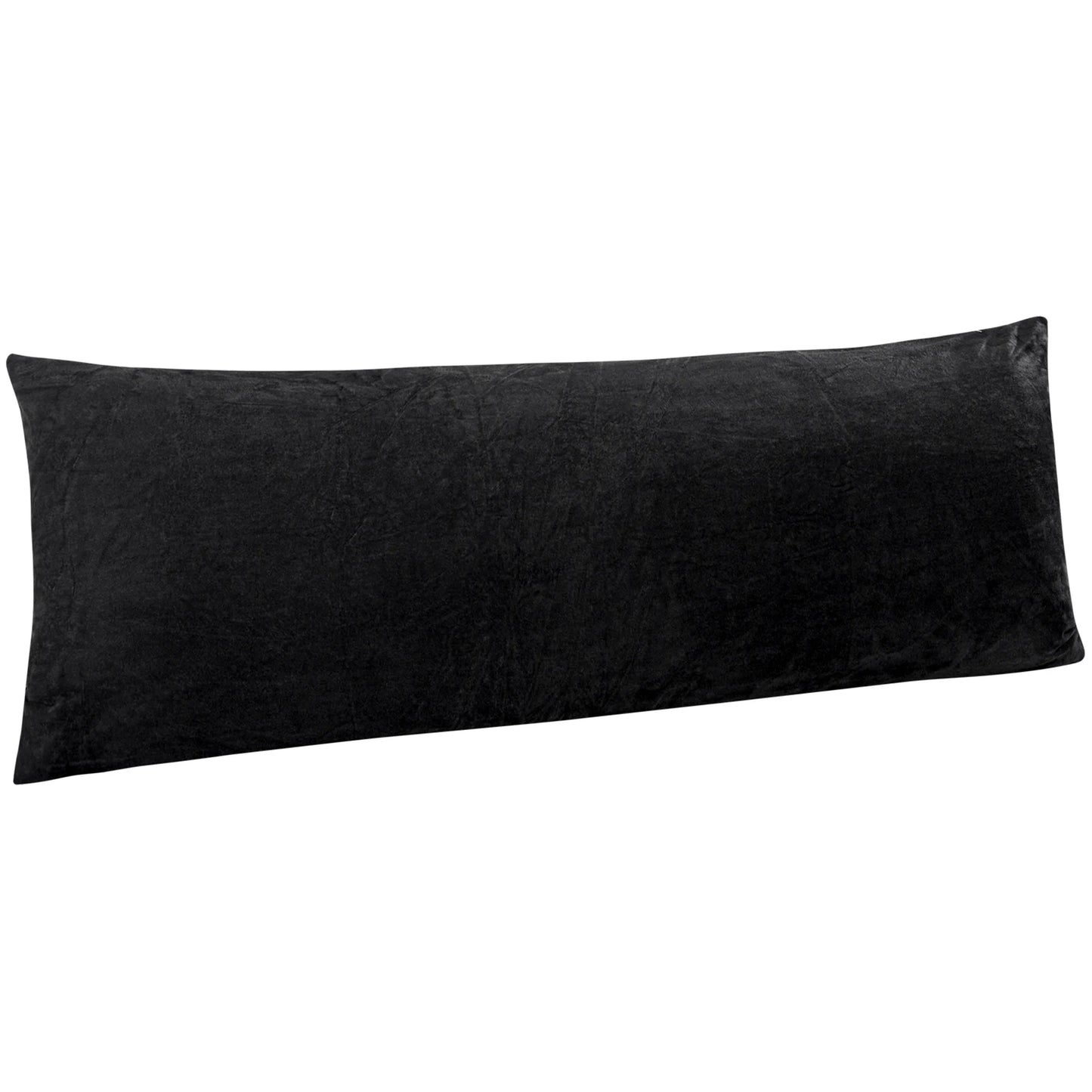 Ntbay Super Soft and Cozy Luxury Fuzzy Velvet Long Body Pillowcase, Easy Care Body Pillow Cover with Zipper Closure
