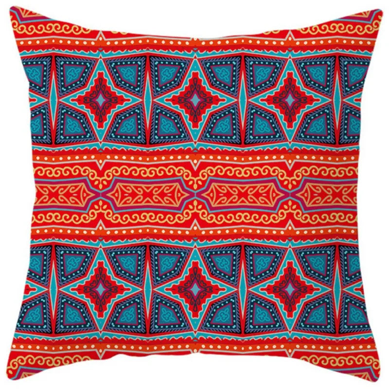 1/4pcs Bohemian Throw Pillows Case Sofa Cushions Decorative Linen Comfortable Geometric Cushion Cover Home Pillowcase Multi-Styl