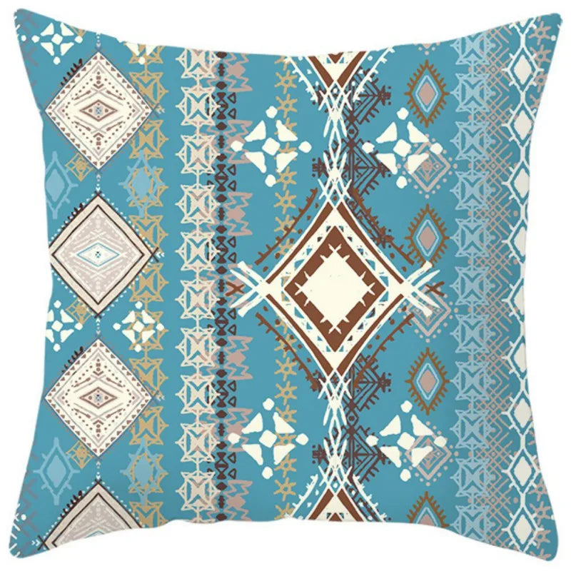 1/4pcs Bohemian Throw Pillows Case Sofa Cushions Decorative Linen Comfortable Geometric Cushion Cover Home Pillowcase Multi-Styl