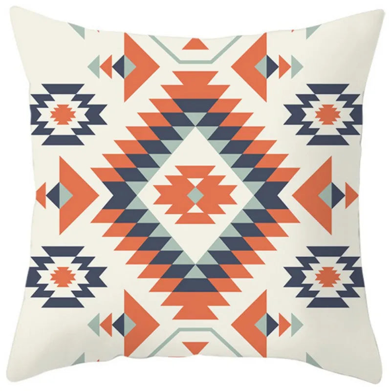 1/4pcs Bohemian Throw Pillows Case Sofa Cushions Decorative Linen Comfortable Geometric Cushion Cover Home Pillowcase Multi-Styl