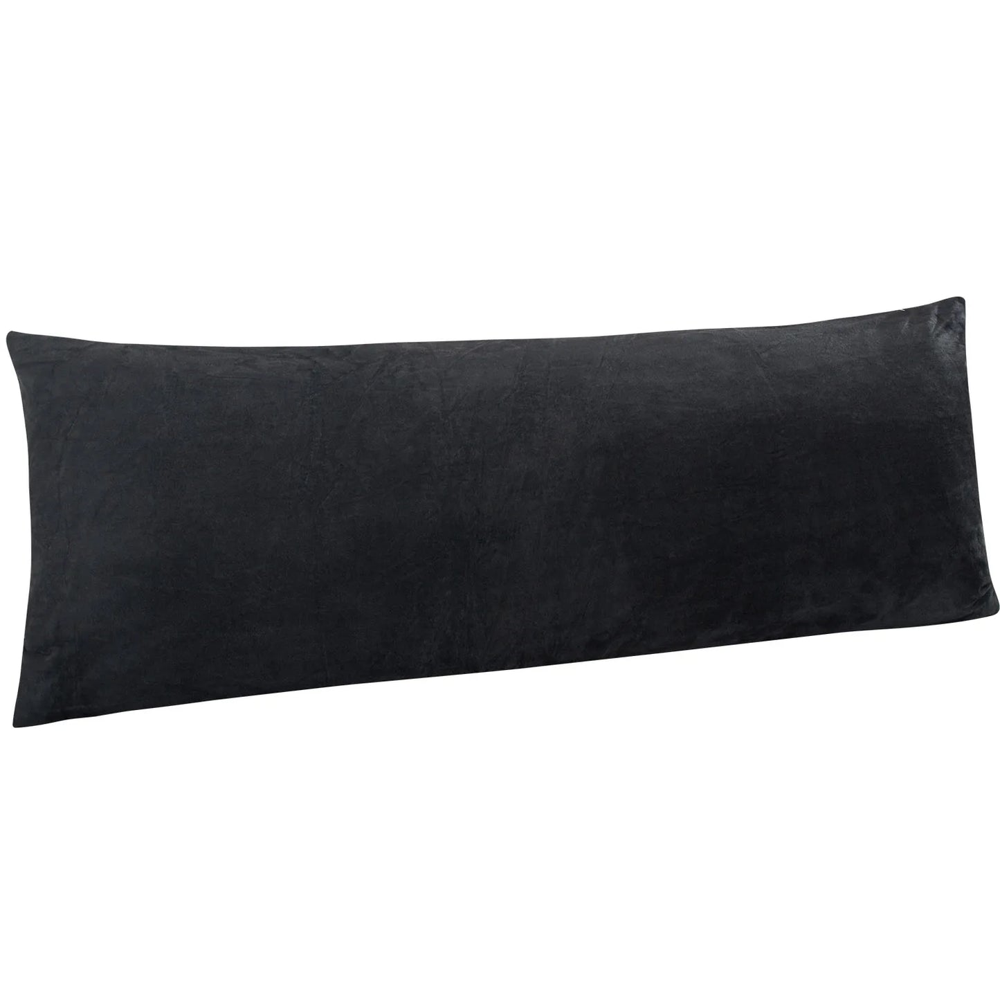 Ntbay Super Soft and Cozy Luxury Fuzzy Velvet Long Body Pillowcase, Easy Care Body Pillow Cover with Zipper Closure