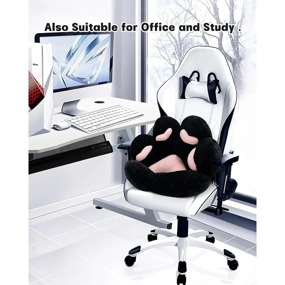 Cat Paw Floor Cushion Plush Comfy Chair Pillow Soft Lazy Gaming Seat Cute Preferred Gift Cat Lovers