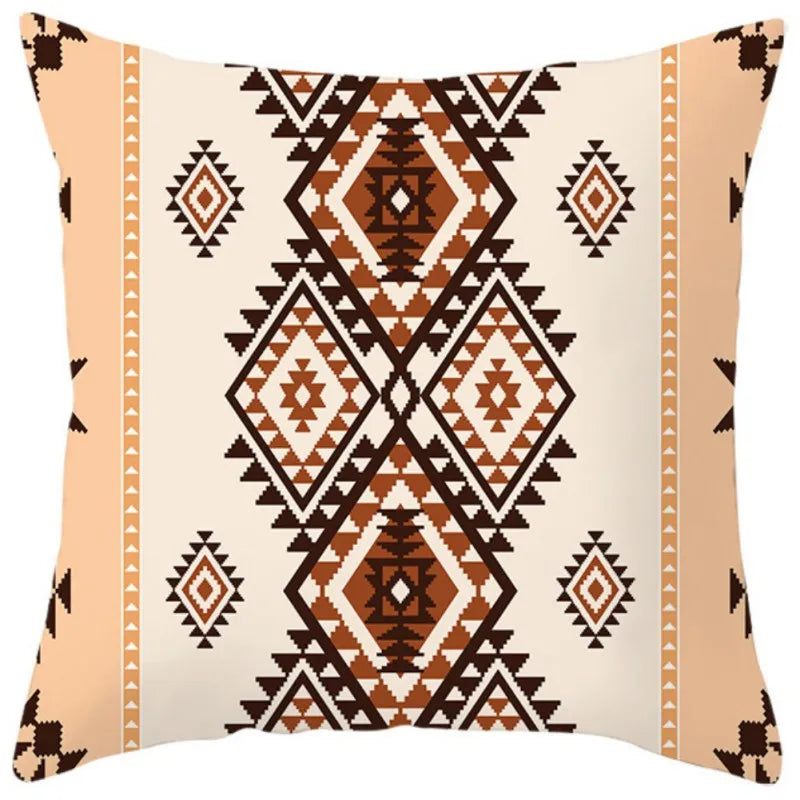 1/4pcs Bohemian Throw Pillows Case Sofa Cushions Decorative Linen Comfortable Geometric Cushion Cover Home Pillowcase Multi-Styl