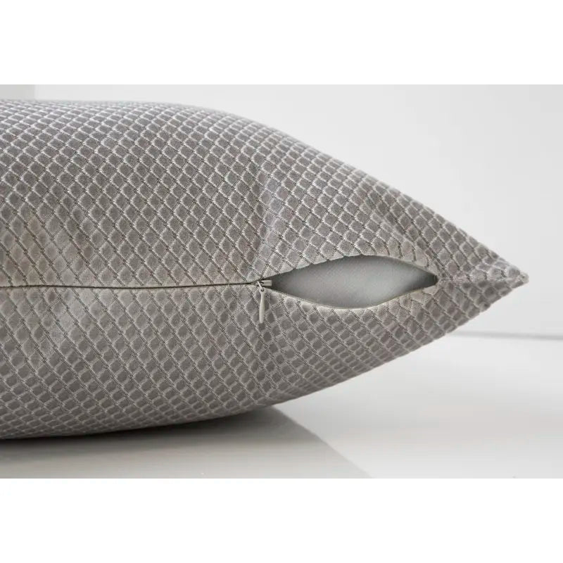 Pillows, Set Of 2, 18 X 18 Square, Insert Included, Decorative Throw, Accent, Sofa, Couch, Bedroom, Grey Hypoallergenic Polyeste