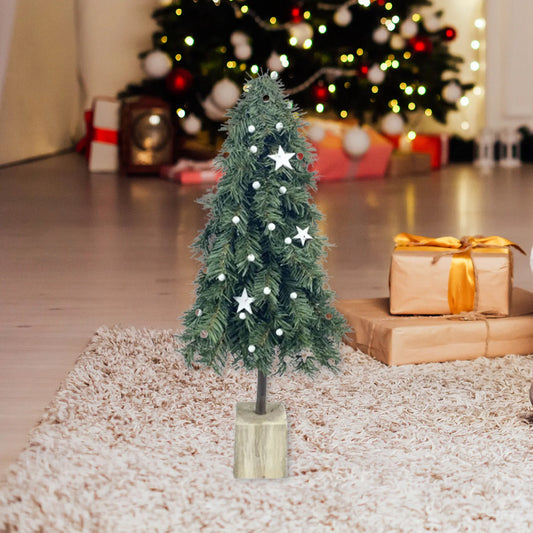 40cm Mini Christmas Tree DIY Christmas Decorations Year Small Pine Tree Simulation Xmas Home Party Ornaments Happy New Year