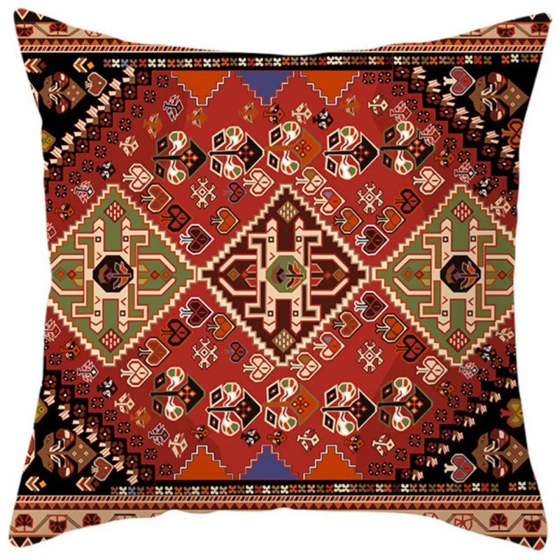 1/4pcs Bohemian Throw Pillows Case Sofa Cushions Decorative Linen Comfortable Geometric Cushion Cover Home Pillowcase Multi-Styl
