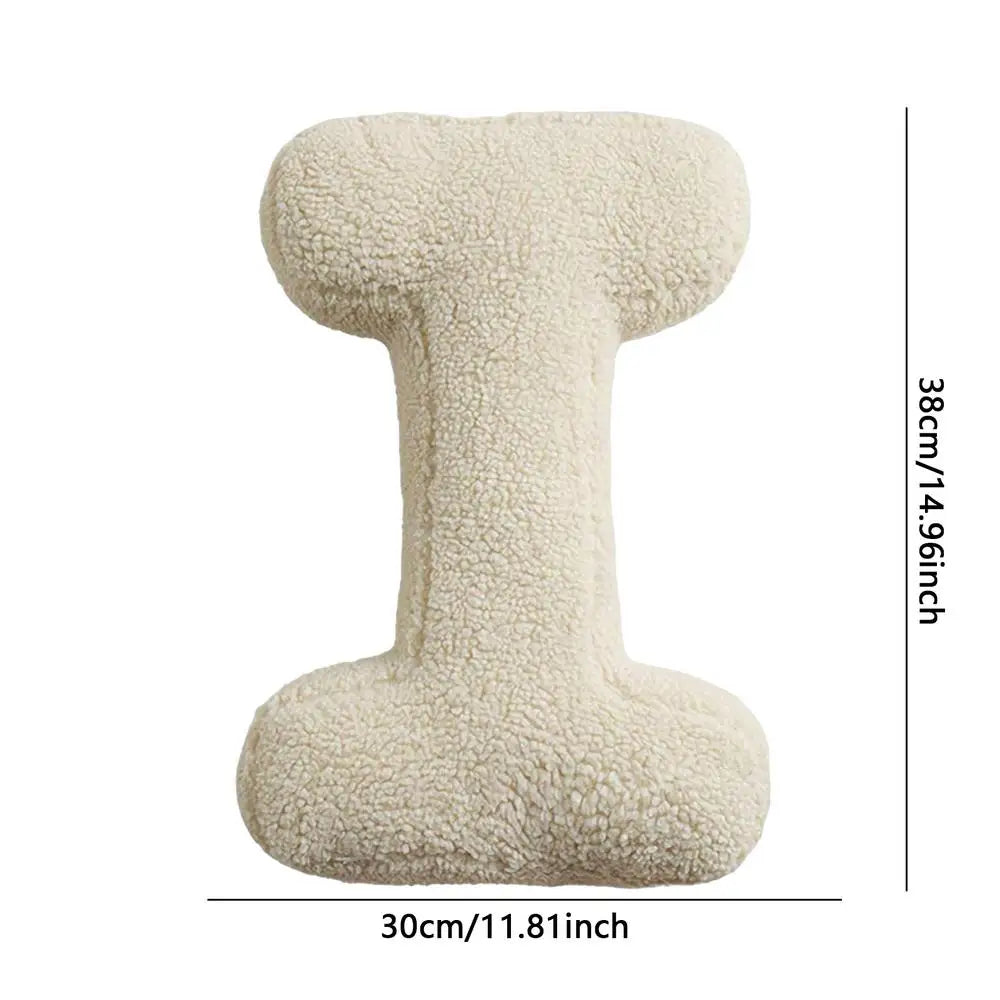 Soft Initial Throw Cushion Plush English Alphabet Cushion Decorative English Letters Pillow A to Z Initial Letter Pillow