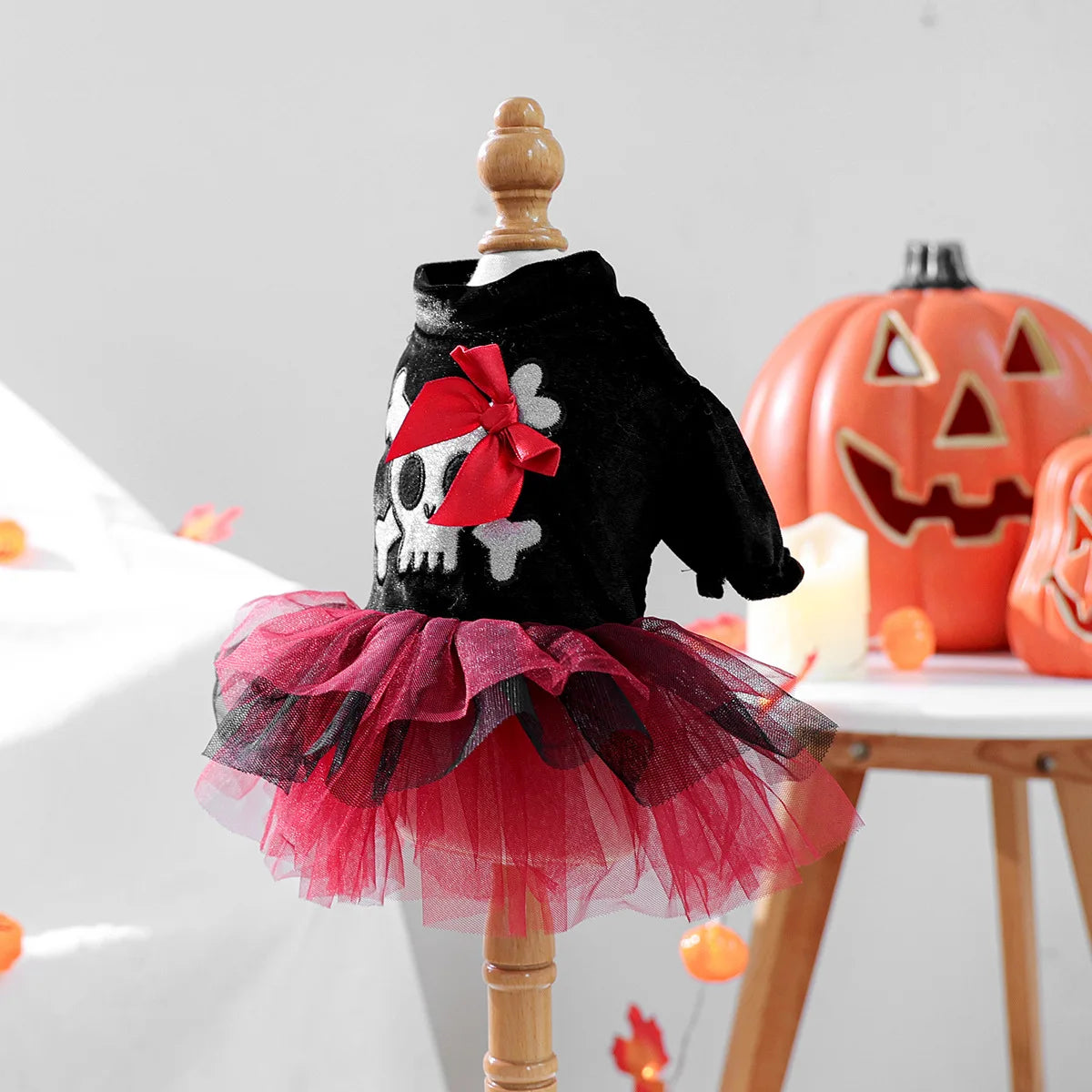 Halloween Girl Jacket For Dog Clothes Autumn Winter Pet Cat Coat Puppy Princess XS XL Dresses For Small Puppy Animal Chihuahua