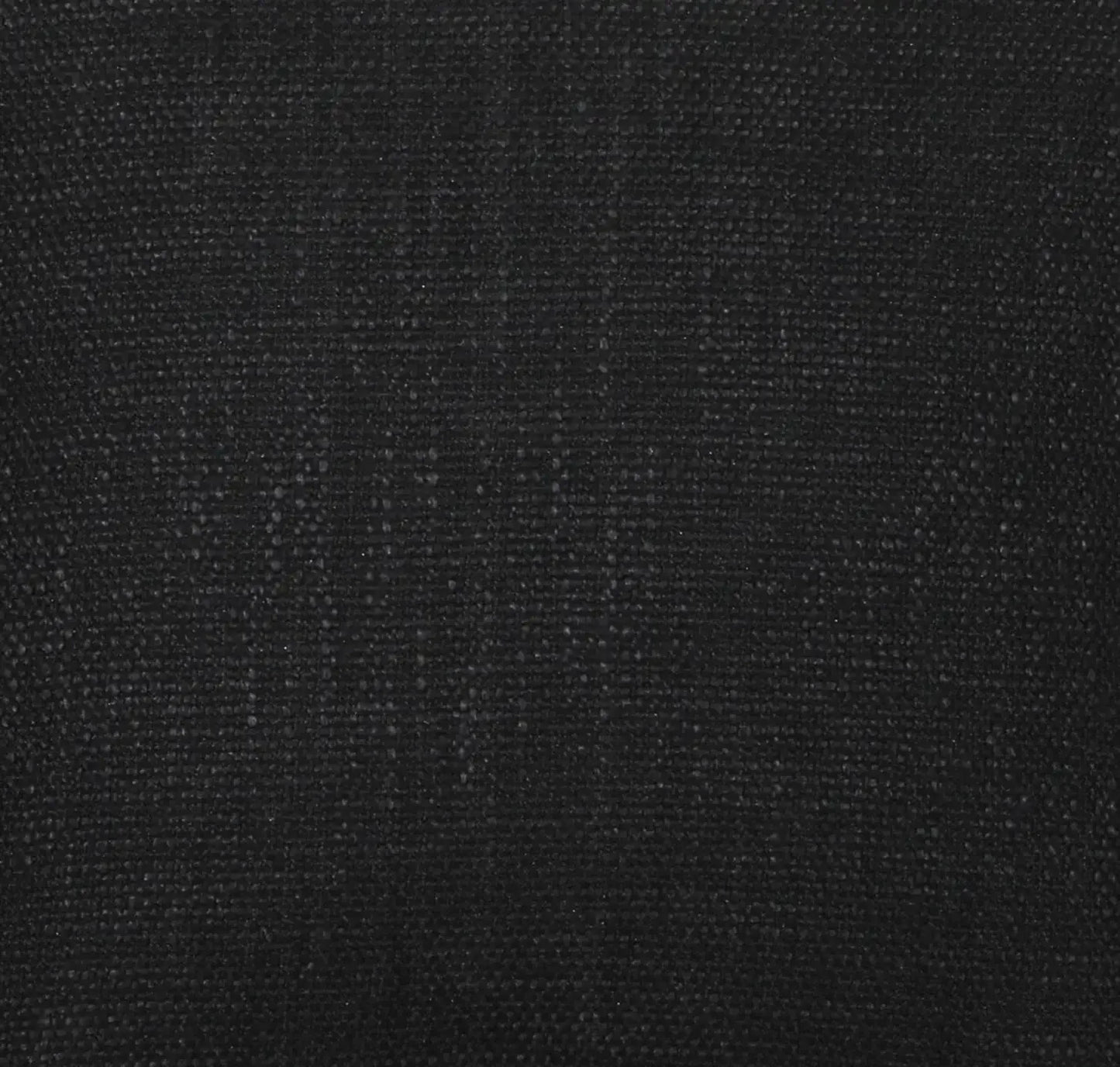 Solid Texture Polyester Square Decorative Throw Pillow, 18" x 18", Black