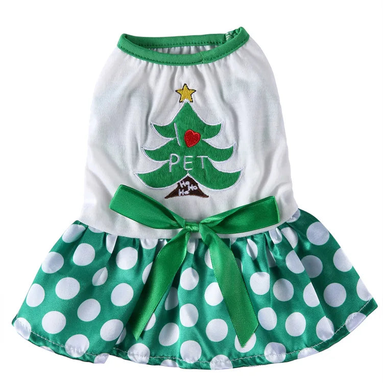 Pet Clothes Four-legged Christmas Dog Coats Costume Fleece Snowflake Cake Elk Autumn and Winter Dog Jackets Halloween Clothes