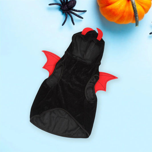 Funny Pet Halloween Costume Dog Cat Pumpkin Cosplay Clothes Outfit with Witch Hat for Party Decoration Supplies and