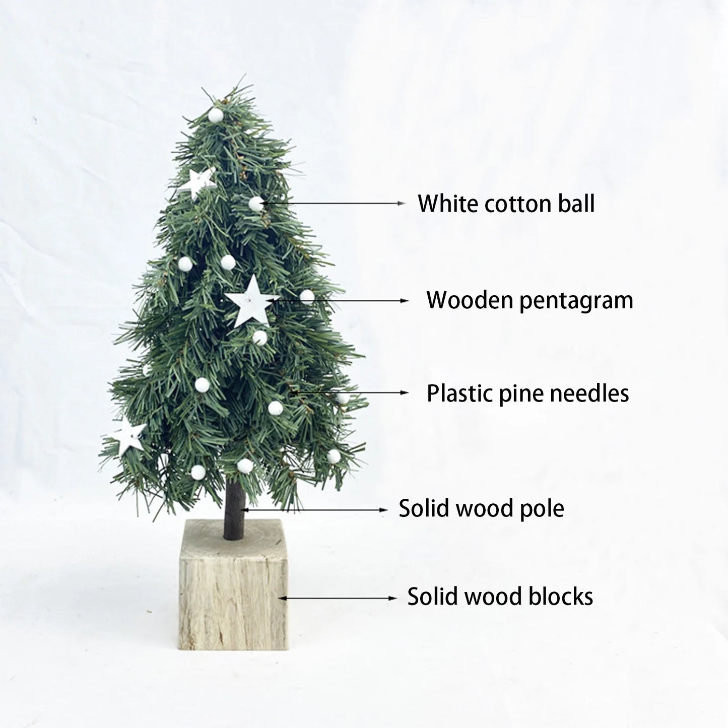 40cm Mini Christmas Tree DIY Christmas Decorations Year Small Pine Tree Simulation Xmas Home Party Ornaments Happy New Year
