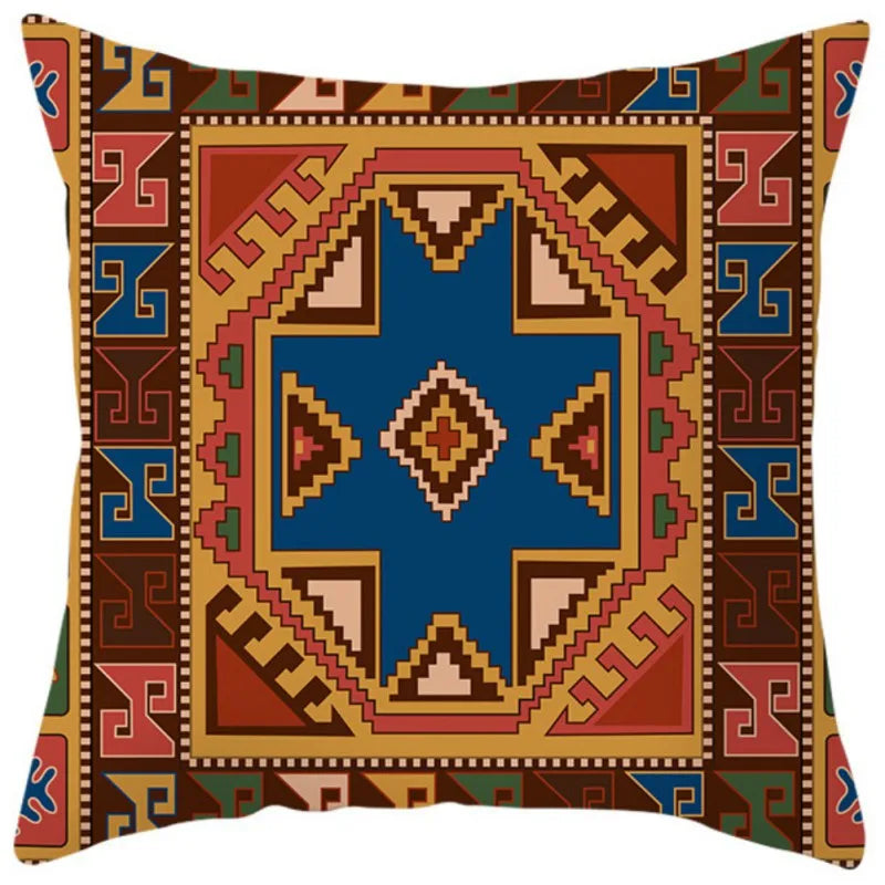 1/4pcs Bohemian Throw Pillows Case Sofa Cushions Decorative Linen Comfortable Geometric Cushion Cover Home Pillowcase Multi-Styl