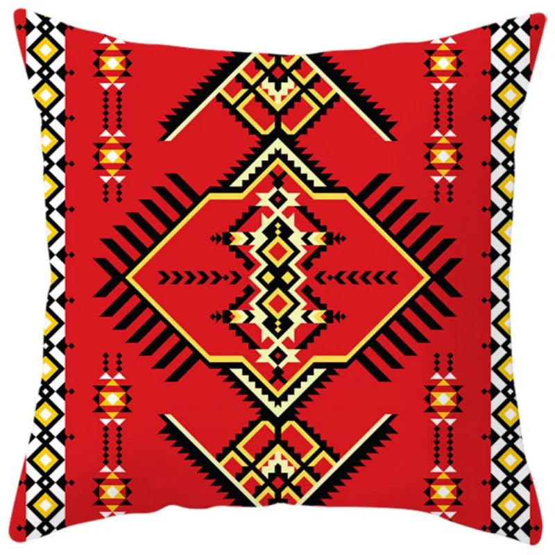 1/4pcs Bohemian Throw Pillows Case Sofa Cushions Decorative Linen Comfortable Geometric Cushion Cover Home Pillowcase Multi-Styl