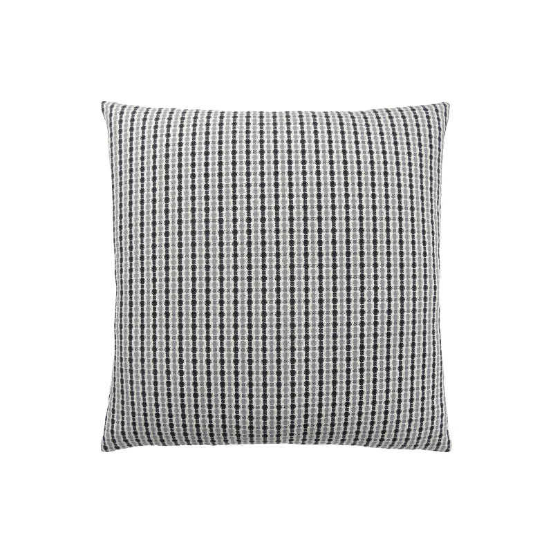 Pillows, 18 X 18 Square, Insert Included, Decorative Throw, Accent, Sofa, Couch, Bedroom, Grey And Black Hypoallergenic Polyeste