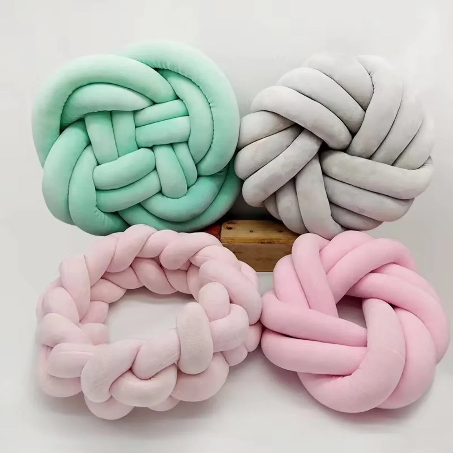 Nordic decorative throw pillows decoration pillow knot pillow