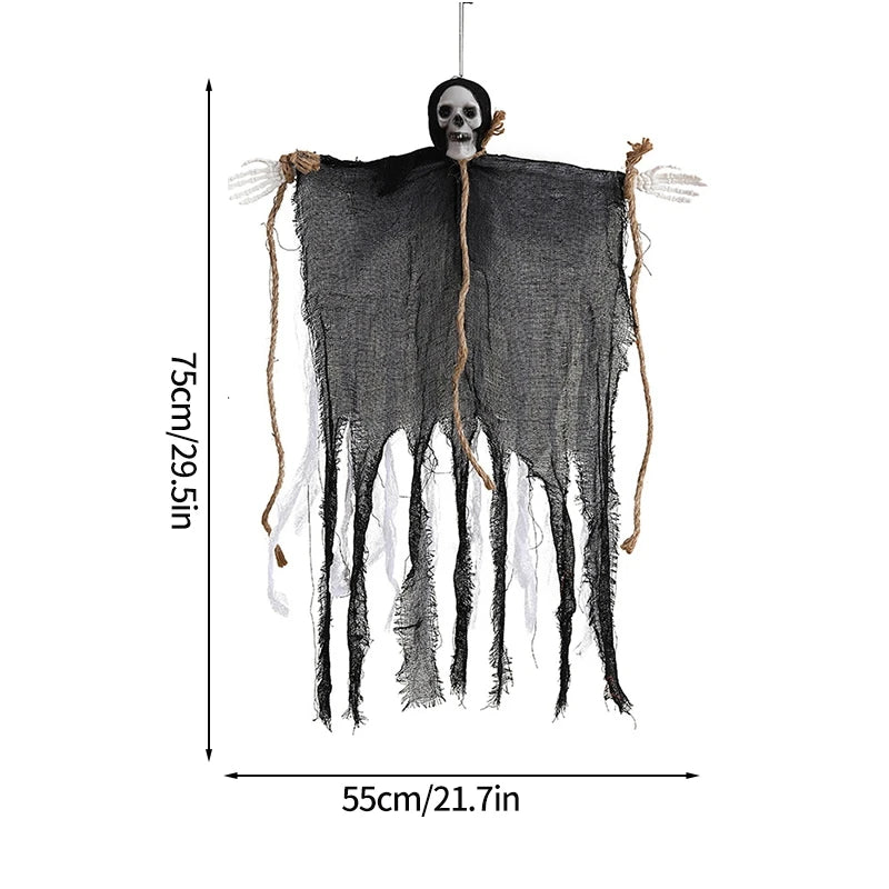 Day of The Dead Halloween Decoraiton 2025 Hallowen Outdoor Decor Hanging Flags Ghost Skeleton Decor Home Decor