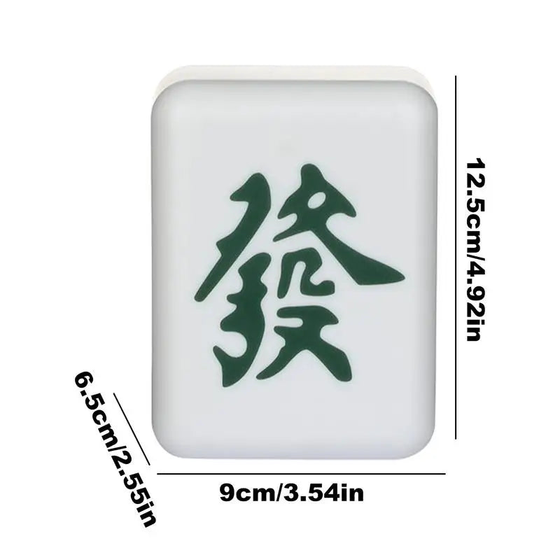 LED Mahjong Light USB Rechargeable Bedside Night Lamp LED Night Lamp Glowing Children Toy Breastfeeding Nursery Nightlight For
