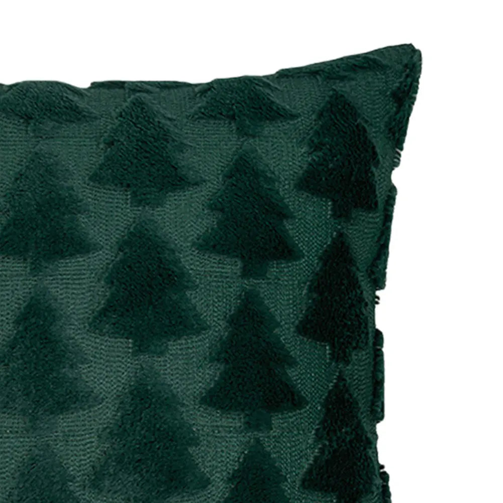 Christmas Pillow Covers 45x45cm Soft Plush Pillowcase Couch Cushion Case for Couch Sofa Holiday Festivals Winter Home Decor