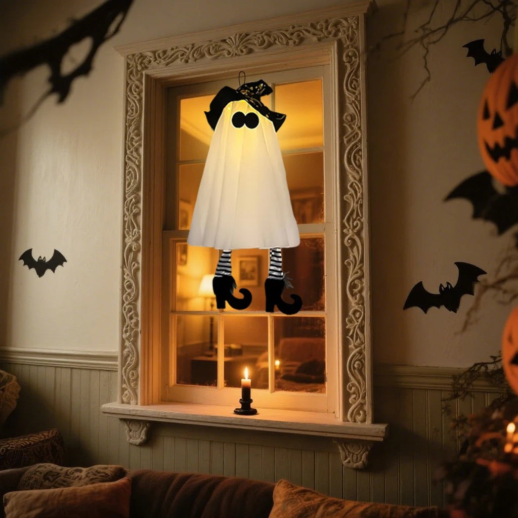 Halloween decoration LED Light Up Witch Ghost for Party Home Indoor Outdoor Yard halloween Decor Scary Hanging Ornaments Gift