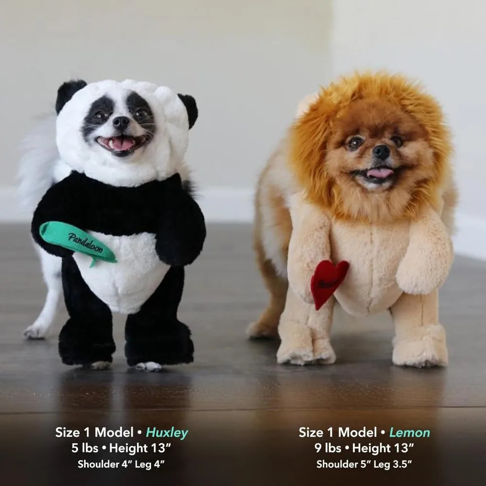 Pandaloon Dog Halloween Costume - As Seen on Shark Tank - Patented - Funny Costume with Arms for Small and Medium Dogs and Cats