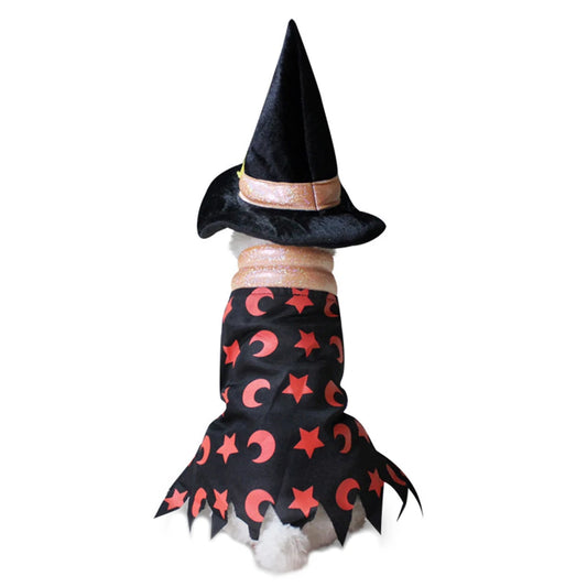 Halloween Pumpkin Dresses Costume For Dog Cat Skirt Cosplay Suit Clothing Christmas Prom Clothes