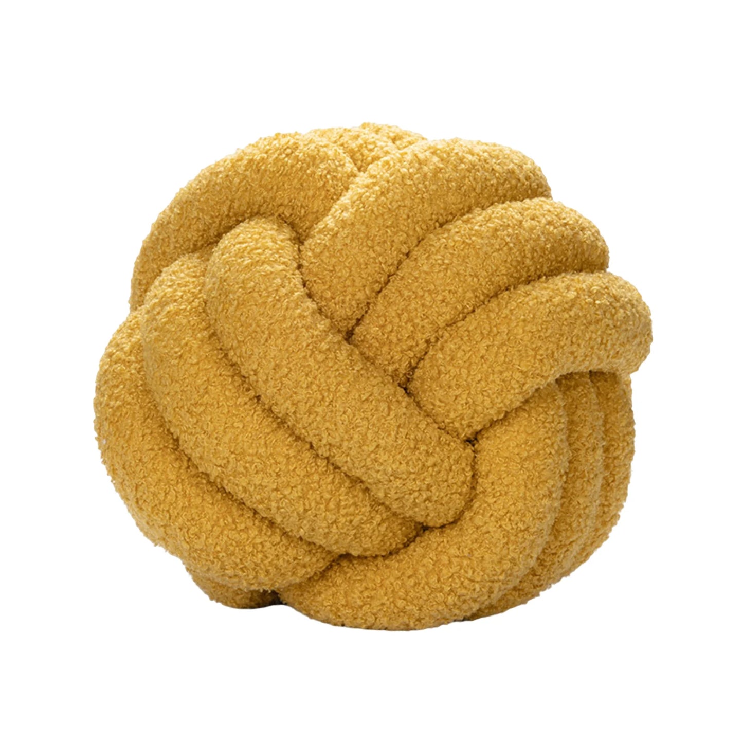 Soft Knot Ball Pillows Round Throw Pillow Cushion Kids Home Decoration Plush Pillow Throw Knotted Pillow Handmade