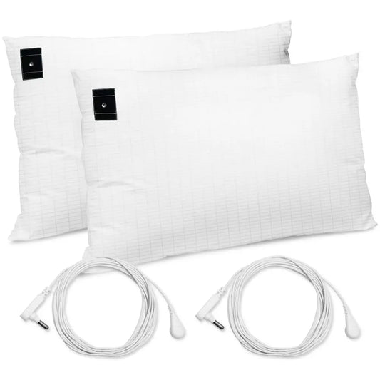 High Quality 95 Cotton and 5 Silver Earthing Pillowcase with Grounding Cord for Body Health Stock